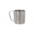 CNC Racing Stainless Steel Mug With Carabiner Handle CNC Racing Stainless Steel Mug With Carabiner Handle